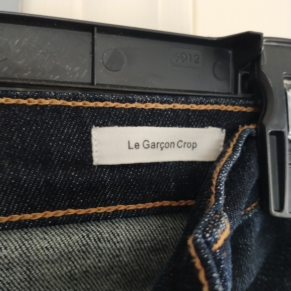 FRAME Le Garcon Crop Boyfriend Jeans Covant 32 - Picture 8 of 15